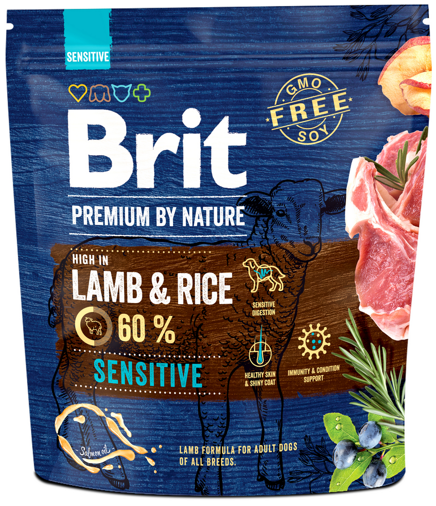Brit Dog Premium by Nature Sensitive Lamb Velikost: 1 kg