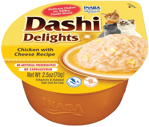 Dashi Delights kuře se sýrem - mistička pro kočičky 70 g