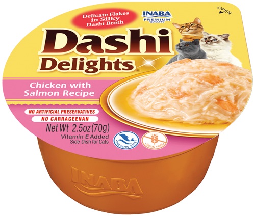 Dashi Delights kuře s lososem - mistička pro kočičky 70 g