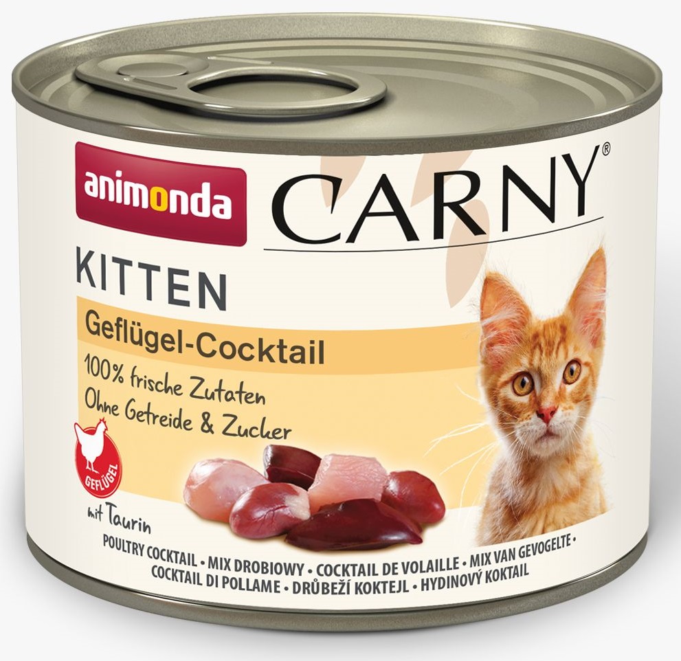 Carny Kitten drůbeží koktejl - konzerva pro koťata 200 g