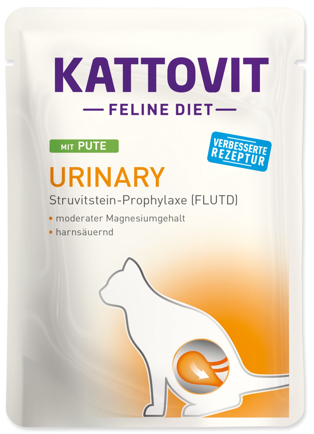 Kattovit Feline Diet Urinary krůta - kapsička pro kočky 85 g