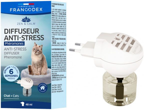 Francodex elektrický feromonový difuzér + lahvička s náplní 48 ml pro kočky