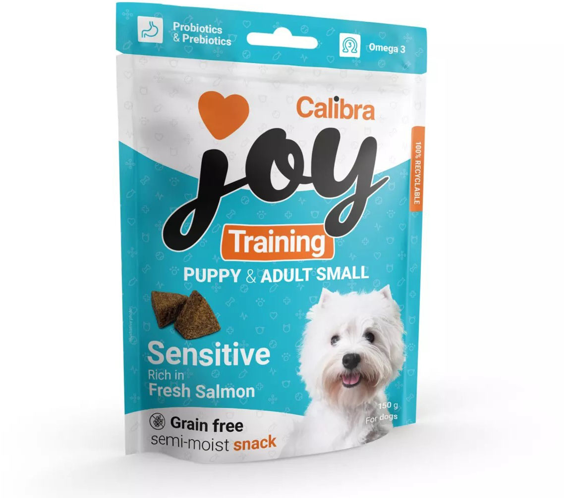 Calibra Joy Training Sensitive Salmon 150 g - pamlsky pro štěňata a dospělé psy