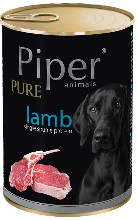 Piper Platinum Pure jehněčí - konzerva pro psy 400 g