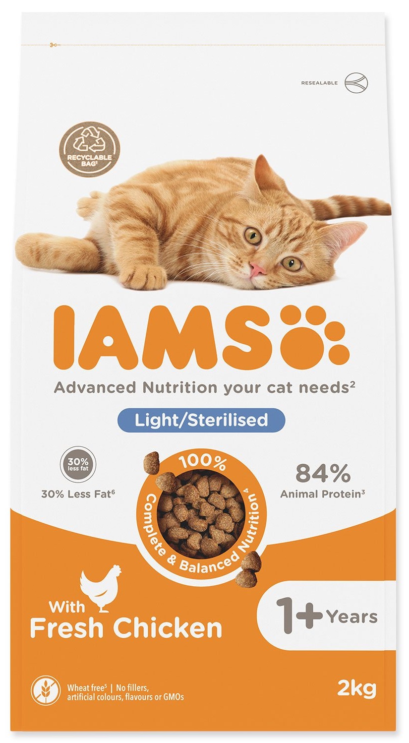 IAMS Cat Adult Light Sterilised Chicken 2 kg