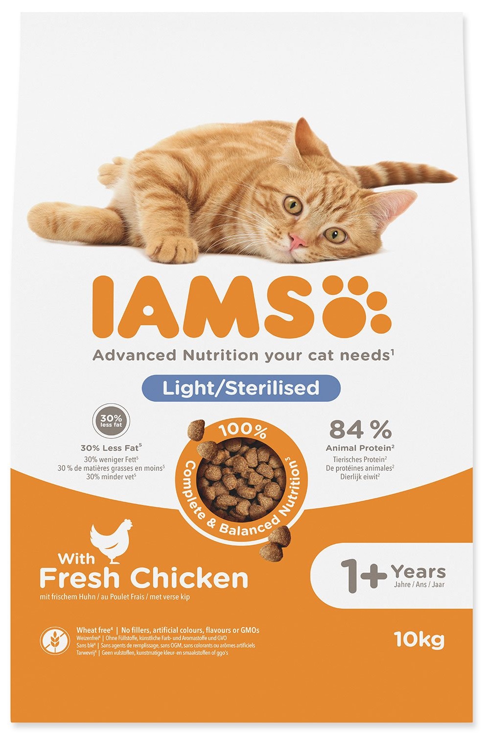 IAMS Cat Adult Light Sterilised Chicken 10 kg