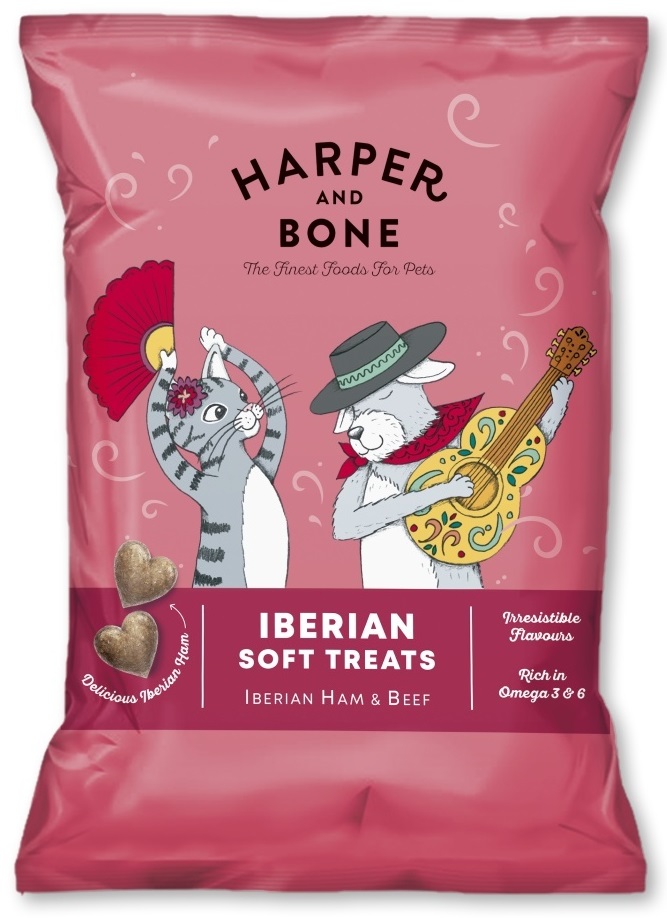 Harper and Bone Iberian šunka a hovězí - pamlsek 90 g