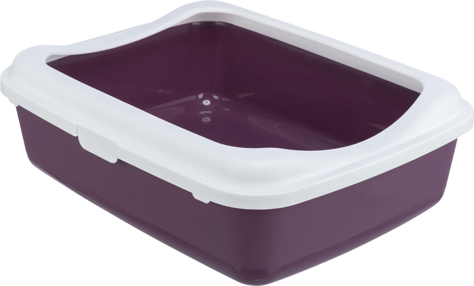 Kočičí WC Classic s odnímatelným okrajem Barva: tmavě fialová