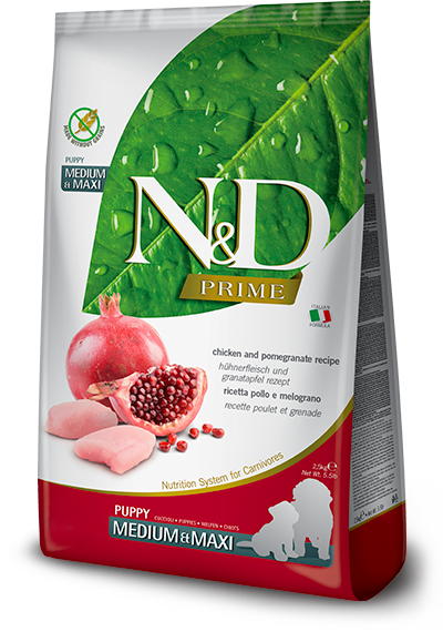 N&D Prime Puppy Medium Maxi Chicken Pomegranate 12 kg