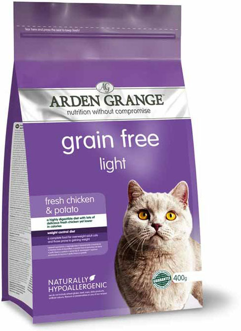 Arden Grange Cat Light kuře+brambory 4 kg