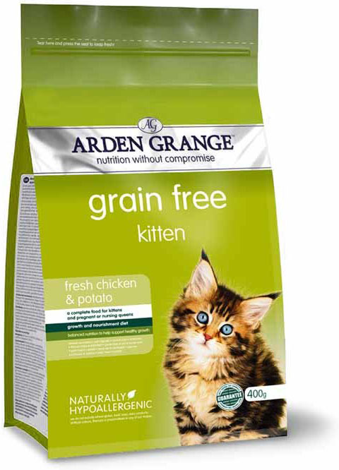 Arden Grange Kitten Fresh Chicken Potato Grain Free 400g