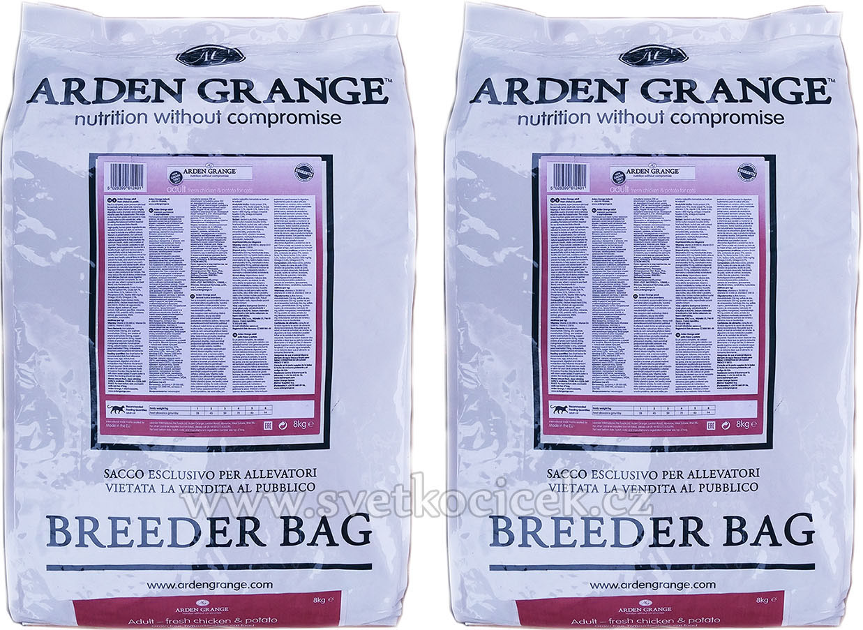 Arden Grange Cat Grain Free Chicken 16 kg (2x8 kg)