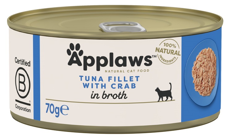 Applaws filé z tuňáka a krab - konzerva 70 g