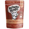 Meowing Heads Top Cat Turkey - kapsička pro kočky 100 g