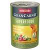 GranCarno Superfoods různé druhy - konzerva pro psy 400 g