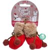 Christmas booties catnip+