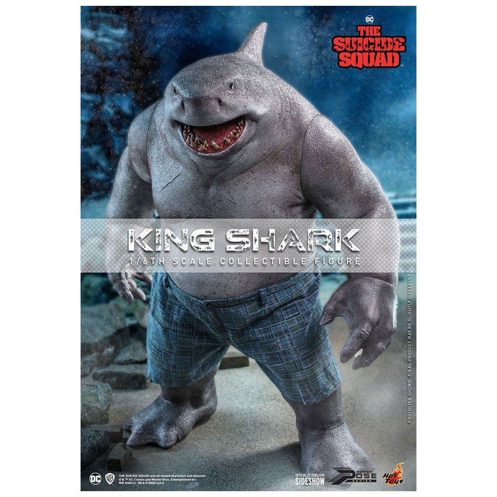 1438 iron studios suicide squad king shark hot toys