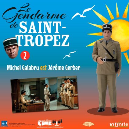 le gendarme de saint tropez 2 michel galabru est gerber cine mini pvc