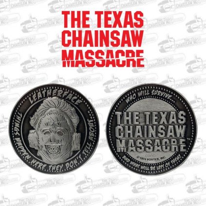 535 fanattik texas chainsaw massacre collectable coin leatherface