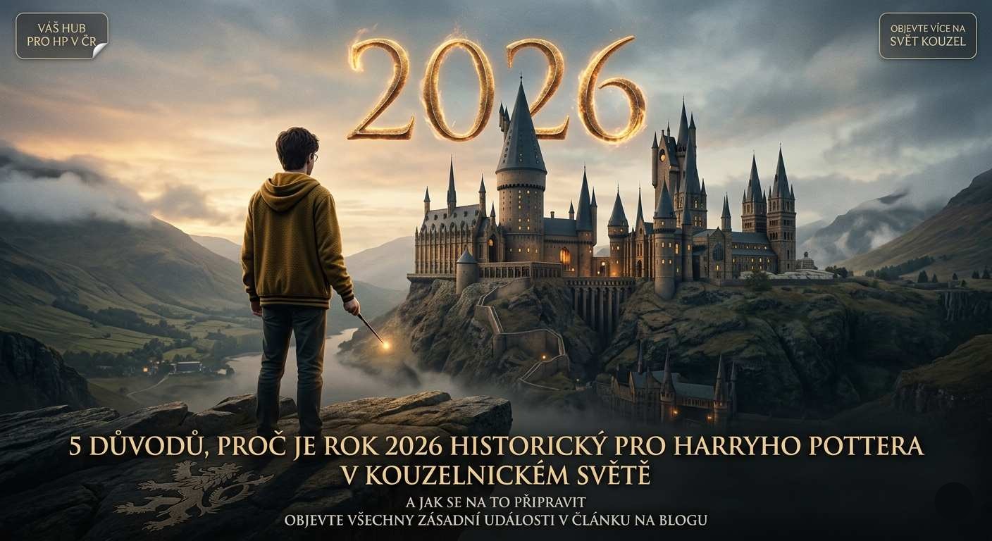 5 důvodů, proč je rok 2026 pro Harryho Pottera historický — a jak se na to připravit