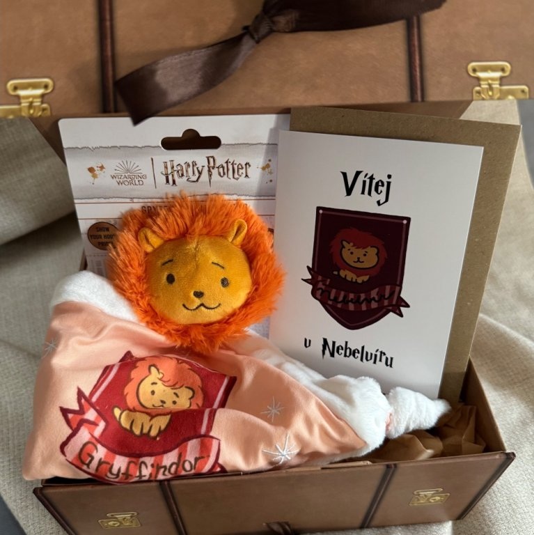 Harry Potter dárková sada Muchláček - Vítej v Nebelvíru
