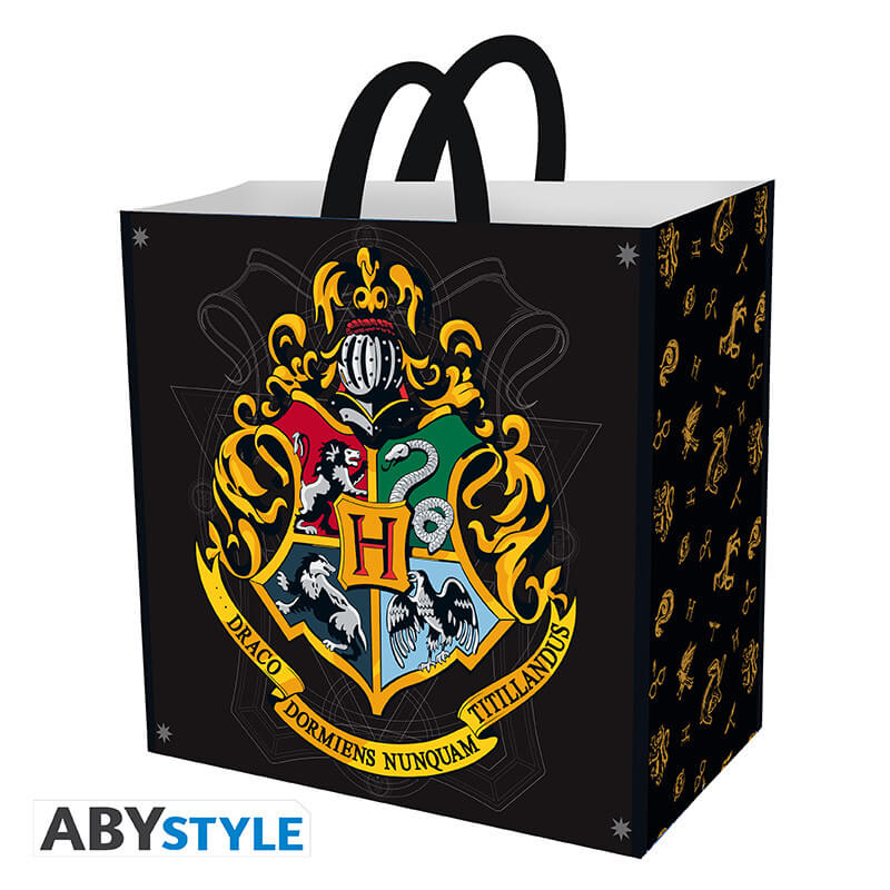 Harry Potter nákupní taška - Bradavice detail
