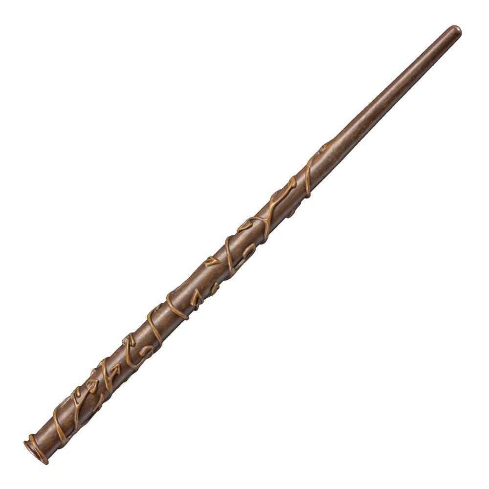 Harry Potter Hermione Granger roleplay varázspálca 35 cm – szőlőinda motívumok, The Noble Collection, Warner Bros. licenc