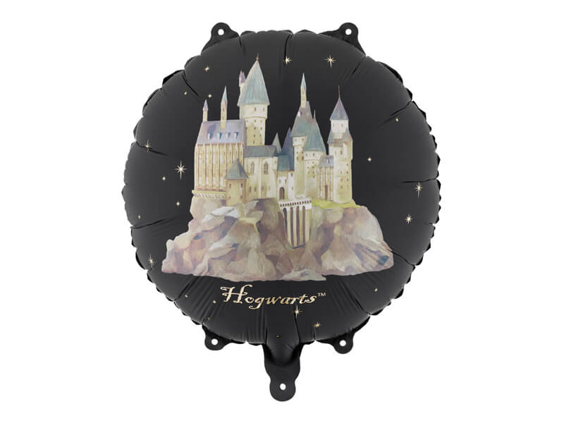 Harry Potter Roxfort lufi dekorációnak felakasztva