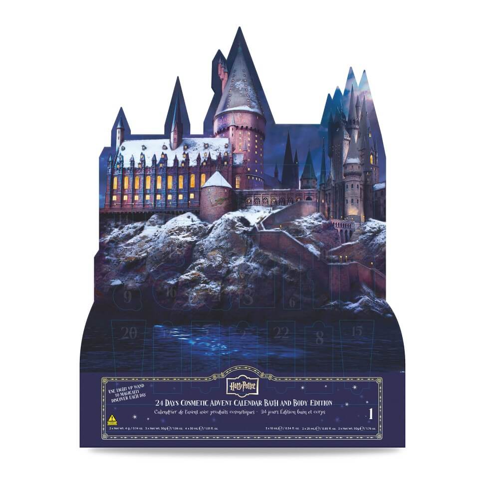 Harry Potter Roxfort kozmetikai adventi naptár – előlap