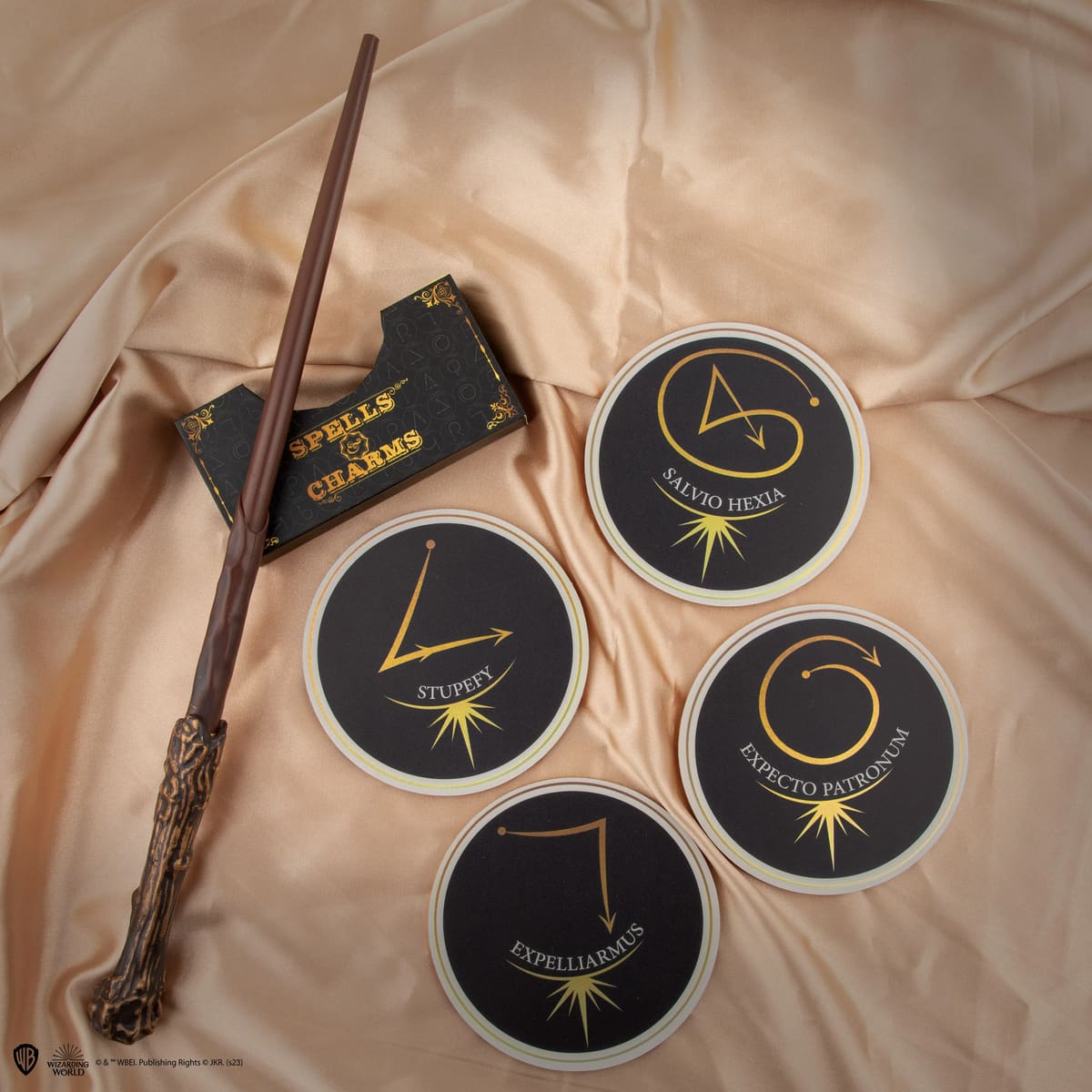 Harry Potter korkové podtácky so zaklinadlami, sada 4 kusov | Svetkuziel.sk