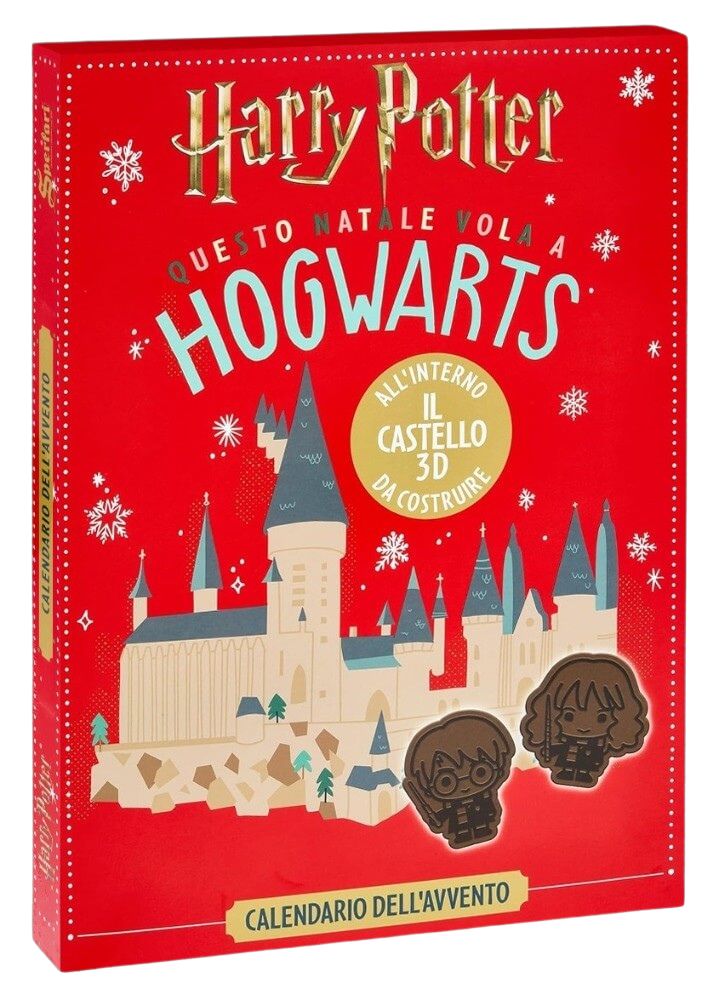 Harry Potter csokoládés adventi naptár roxforti kastély motívummal | Vilagvarazs.hu