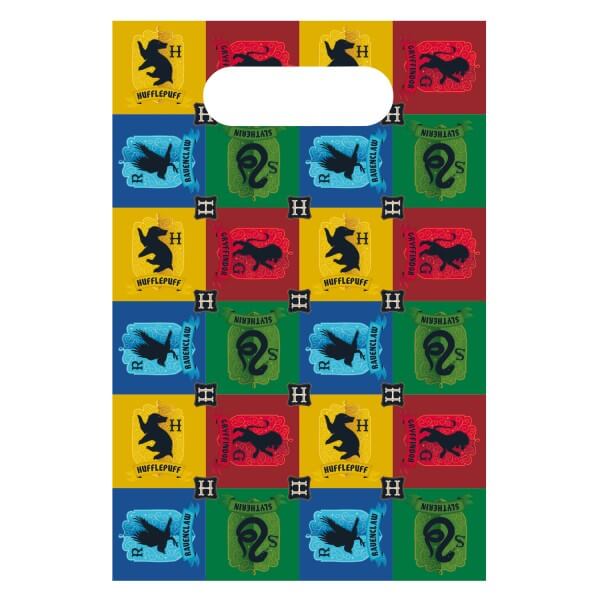 Harry Potter Hogwarts Crests Candy Bags 8 pcs