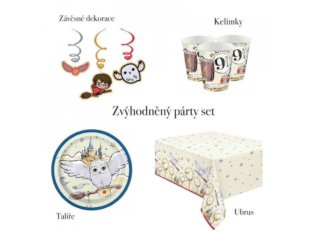 Harry Potter zvýhodněný párty set