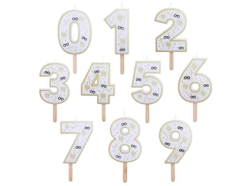 Harry Potter Number Birthday Candles