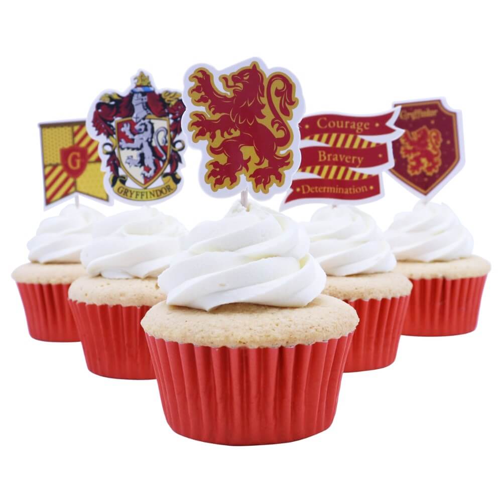 Harry Potter Gryffindor cake toppers