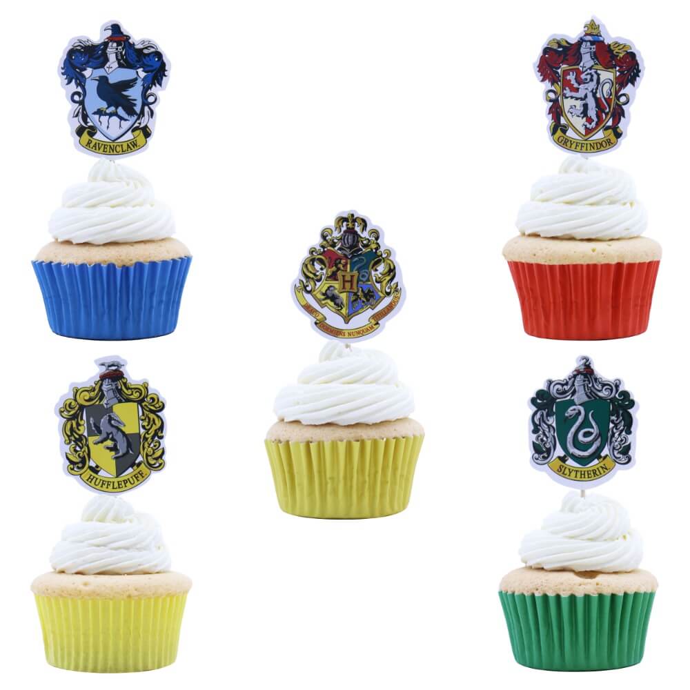 Harry Potter Hogwarts Crest Cake Toppers