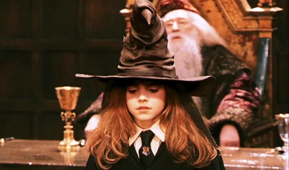 moudry klobouk Harry Potter hermiona Grangerova