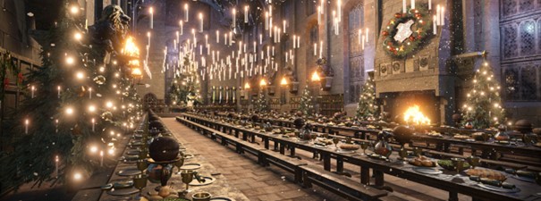 Harry Potter vanoce Svet kouzel