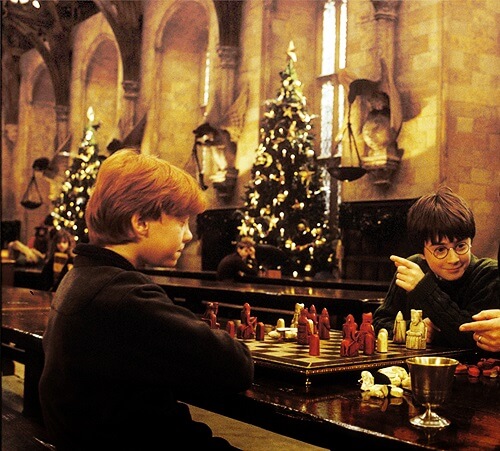 Harry Potter a kamen Mudrcu Vanoce Svet kouzel