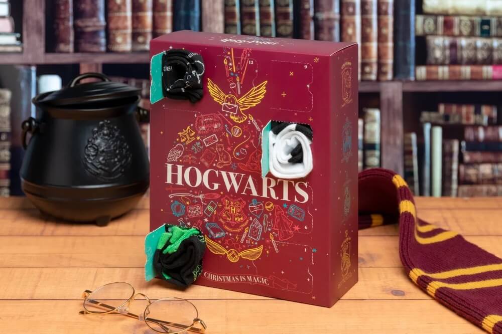 Harry Potter adventní kalendář Bradavické ponožky