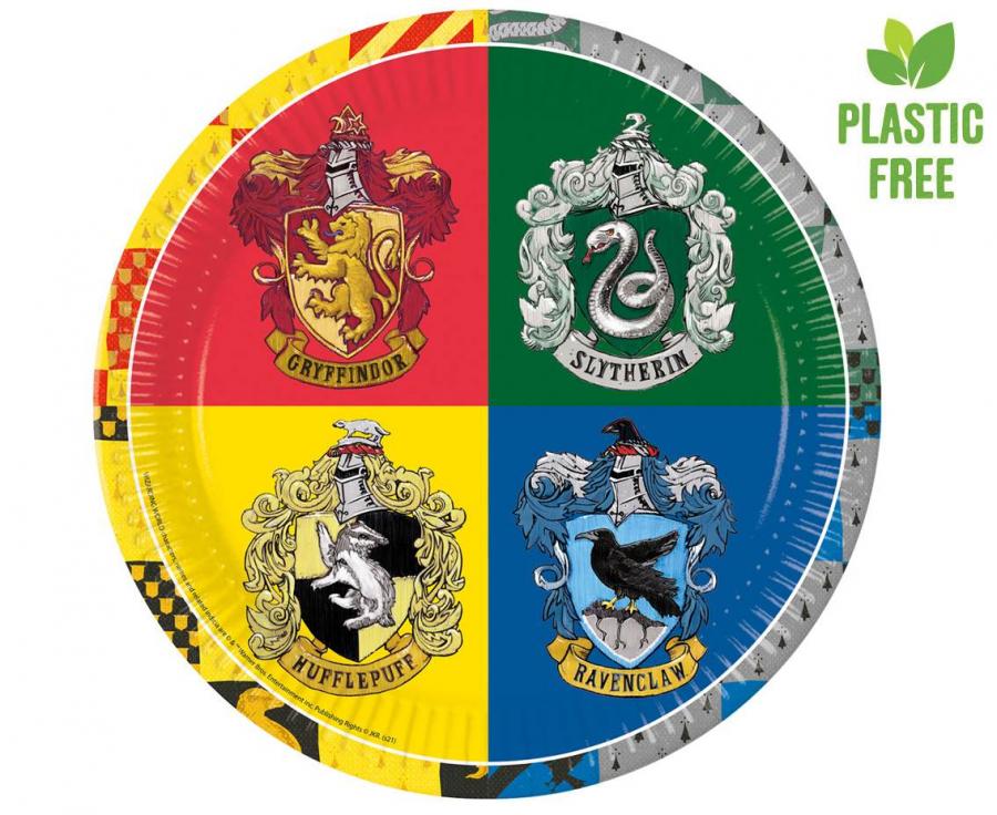 Harry Potter Papírové talíře – Bradavické koleje