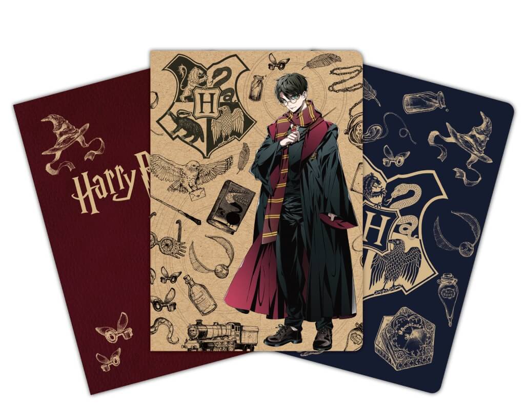 Harry Potter zápisníků – Bradavice, 3 ks