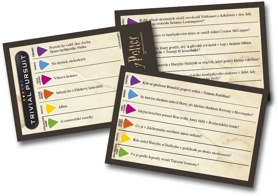 Harry Potter Společenské hra - Kvíz Trivial pursuit
