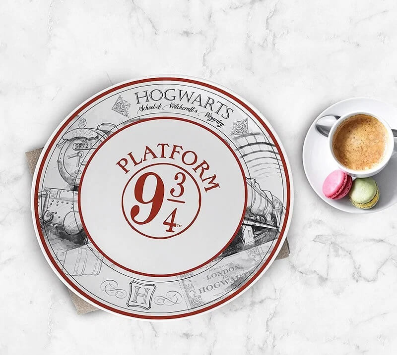 Harry Potter Hogwarts Plate Set