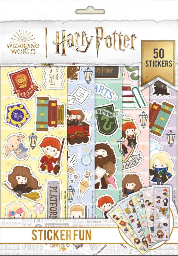 Harry Potter samolepky kozelné 50 ks