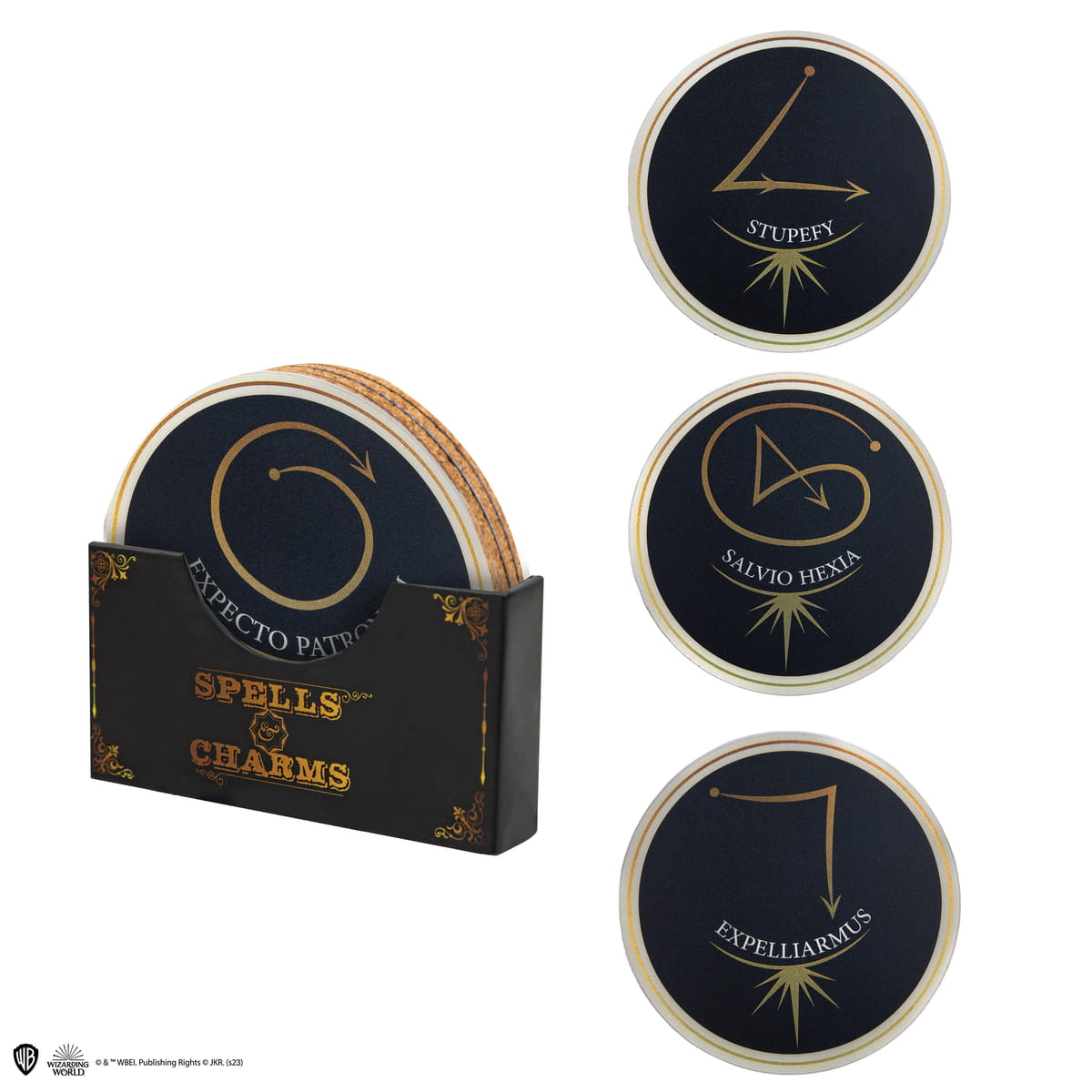 Harry Potter korkový podtácok - motív zaklinadla zblízka | Svetkuziel.sk