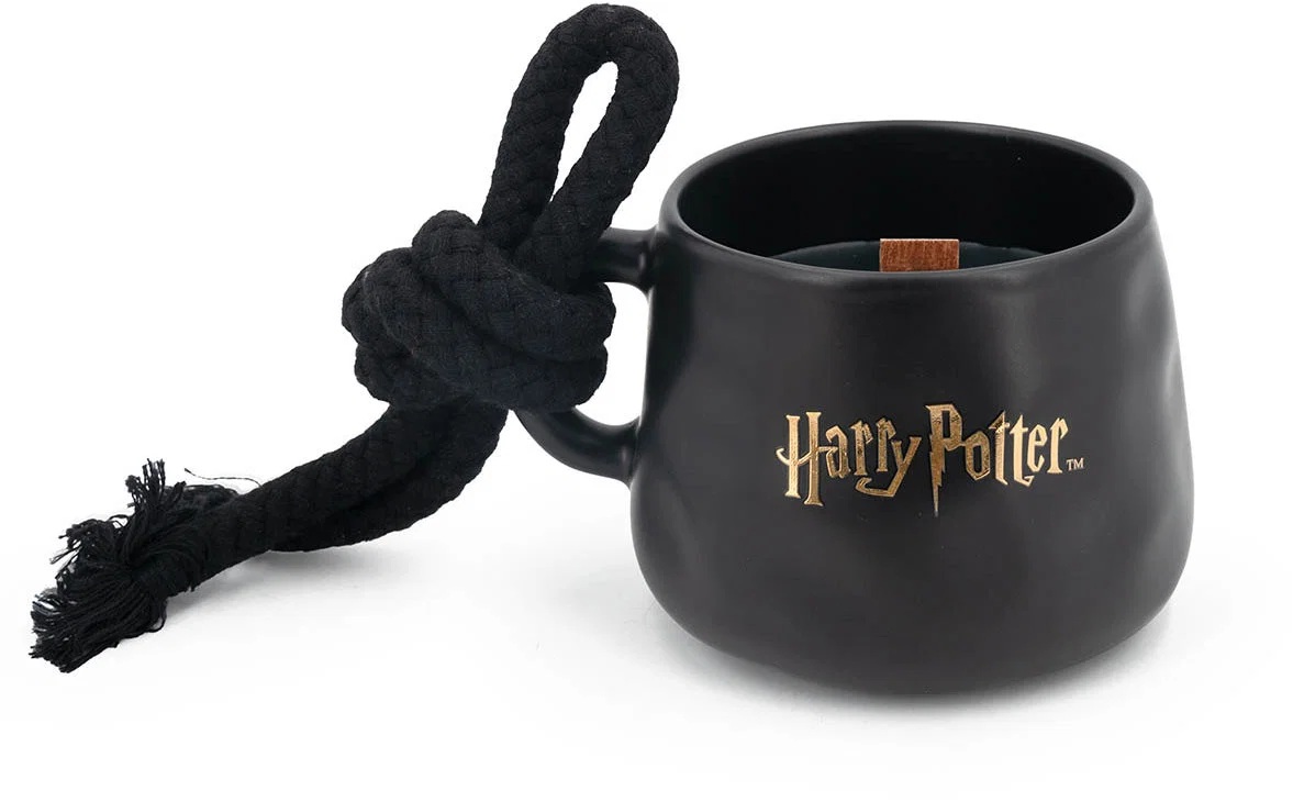 Harry Potter Svíčka v hrnku s lanem - Bradavický erb