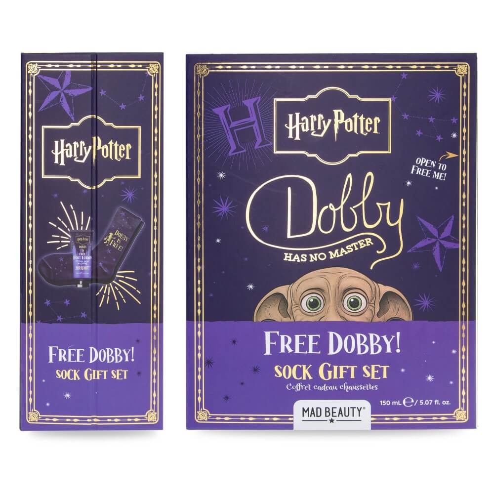 Harry Potter Dobby lábkrém és zokni karácsonyi ajándékként