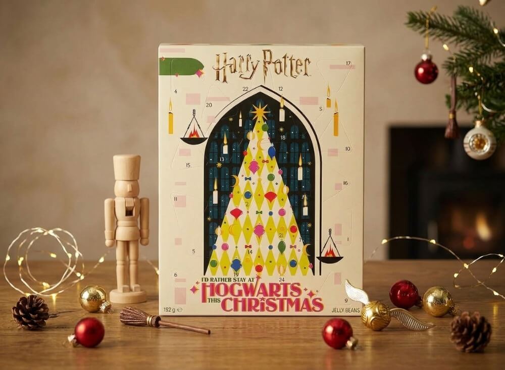 Széthajtott Harry Potter adventi naptár 24 ablakkal | Vilagvarazs.hu