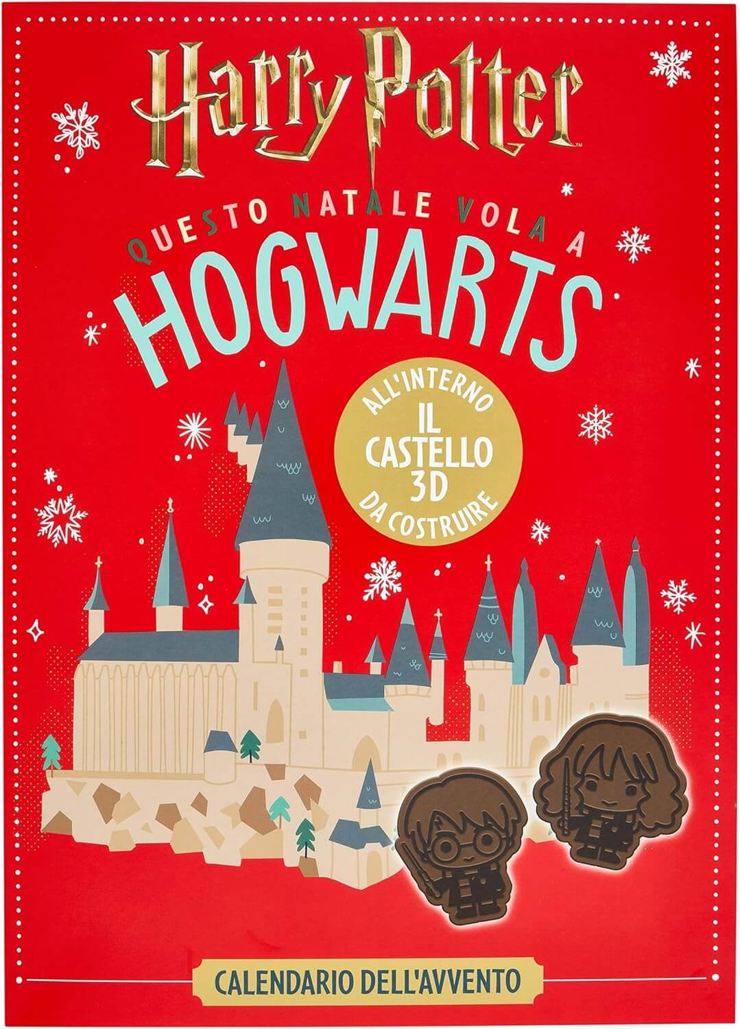 Összeállított papír roxforti kastély a Harry Potter adventi naptárból | Vilagvarazs.hu